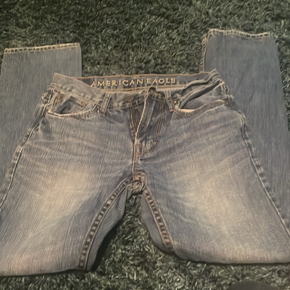 American eagle slim straight 28/32 blue jeans - Picture 2 of 3